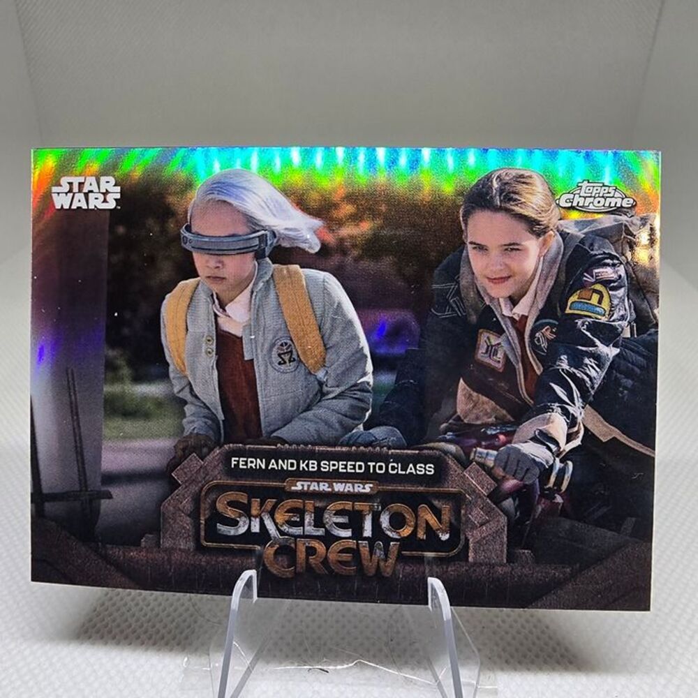 Fern and KB Speed To Class #SC-3 Star Wars 2025 Topps Chrome Skeleton Crew